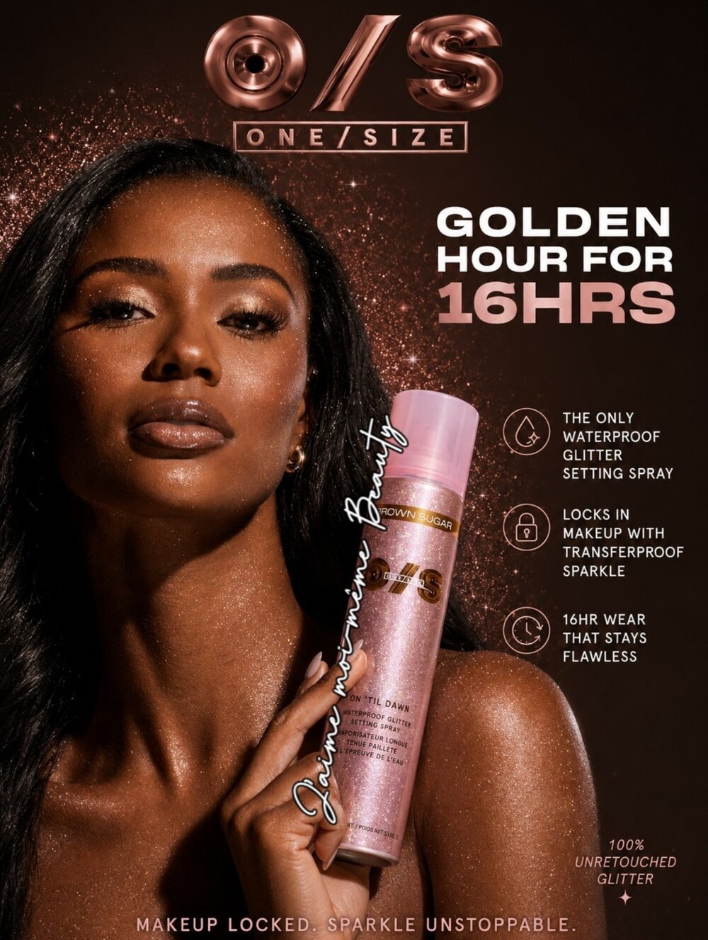 ONE/SIZE Limited Edition Glitter Makeup Setting Spray